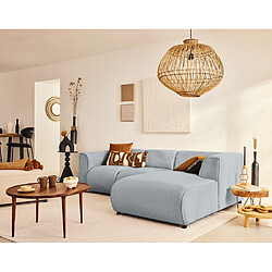 Lisa Design Suaro Canapé d'angle - Gris - 4 Places