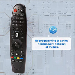Télécommande avec souris volante pour LG TV