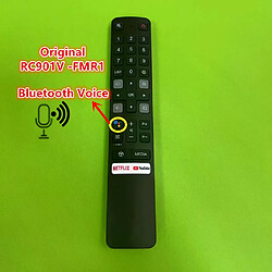 Télécommande vocale pour TV TCL - Noir