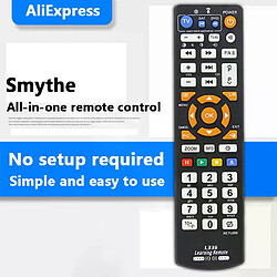 Télécommande infrarouge tout-en-un - Noir