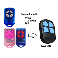 Télécommande de remplacement PTX4 433MHz