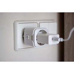 Alecto prise connectée Wi-Fi type E - Blanc pas cher