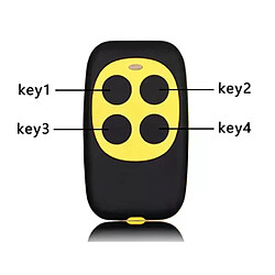 Télécommande de porte de garage 287-868 MHz - 4 boutons - Couleurs aléatoires