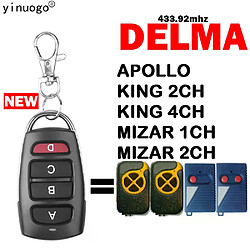 Télécommande DELMA APOLLO 2CH - 433.92MHz