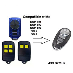 Télécommande de porte de Garage 433Mhz