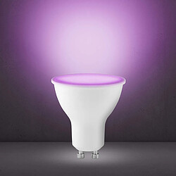 Avis Alecto Ampoule Connectée LED Couleur SMARTLIGHT40 avec Wi-Fi GU10 5W Alecto Blanc Blanc
