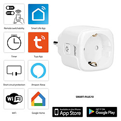Acheter Alecto prise connectée Wi-Fi type E - Blanc