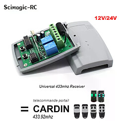 Cardin Récepteur Garage 433MHz
