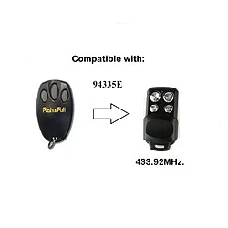 Télécommande de Remplacement 433.92MHz