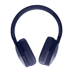 Avizar Casque Audio Bluetooth à Réduction de Bruit avec Microphone Bleu