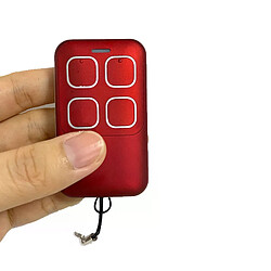 Télécommande portail multifréquence 280-868 Mhz noire à 4 canaux pour porte de garage