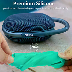 Avis Étui silicone pour JBL Clip 4 - Noir