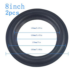 Kit réparation haut-parleur - Noir