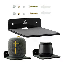 Support mural pour haut-parleur Bluetooth - Noir