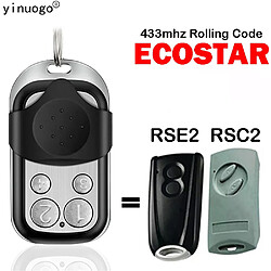 Ecosar RSE2 433 MHz Télécommande de garage - Code roulant - Programmation avec récepteur