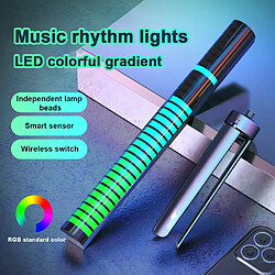 Lumière LED RGB avec contrôle du son Lampe DJ contrôle vocal - Barre LED RVB - Ambiance musicale - Processeur 32 bits intégré