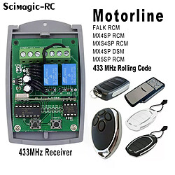 Récepteur Télécommande Motorline 433 MHz