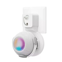 Support Mural HomePod Mini Montage stable - Fixation câble intégrée - Pour Mini Home Pod - Esthétique et fonctionnel