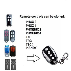 Télécommande de remplacement 433.92MHz