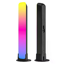 Lumière LED avec capteur de musique Éclairage d'ambiance avec Bluetooth - Capteur de rythme intégré - Effet sonore synchronisé - Contrôle par application