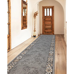 Avis RUGSX Tapis de Couloir Murcia Carreaux de Lisbonne - Gris 100x140 cm