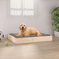 vidaXL Lit pour chien 71,5x54x9 cm Bois de pin solide