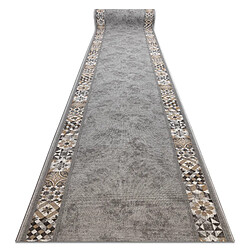 RUGSX Tapis de Couloir Murcia Carreaux de Lisbonne - Gris 100x100 cm