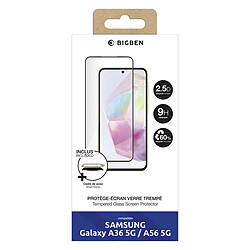 BigBen Connected Protection d'Écran pour Galaxy A36 5G / A56 5G en Verre Trempé 2.5D Transparent