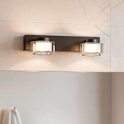 Ledkia Zisna Salle de Bain (Noir)
