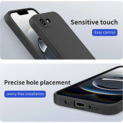 Little Boutik Coque Silicone iPhone 16e + 2 Verres Trempés - Noir