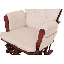 Avis Mendler Fauteuil relax - Crème