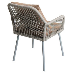 Acheter Mendler Lot de 2 chaises de jardin - Beige