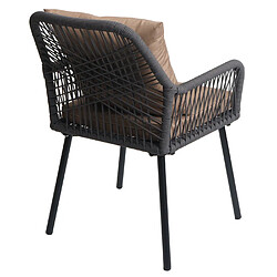 Acheter Mendler Lot de 2 chaises de jardin - Beige