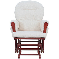 Avis Mendler Fauteuil rocking chair - Crème