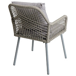 Acheter Mendler Lot de 2 chaises de jardin - Gris