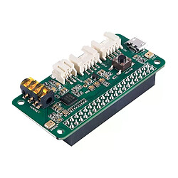 Carte audio Pi HAT 2 micros - Vert