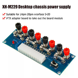 Avis Carte adaptateur ATX 24 broches - Bleu