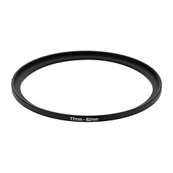 Adaptateur de filtre 77mm-82mm en métal - Noir