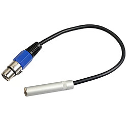 Avis Câble audio TRS vers XLR - Noir