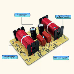 Avis Diviseur de fréquence audio 3 voies - Rouge