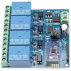 Avis Module relais Bluetooth 4 canaux 12V - Bleu