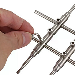 Adaptateur d'objectif en métal avec clé