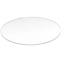 Avis Disques ronds transparents en acrylique 85mm/70mm - Lot de 2
