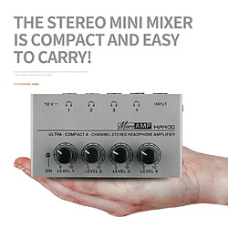 Amplificateur casque stéréo HA400 - Noir