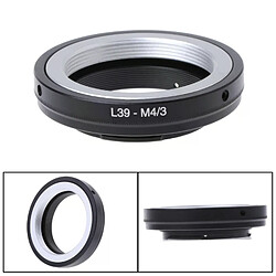 Anneau adaptateur L39-M4/3 pour lentille Leica - Noir/Argent