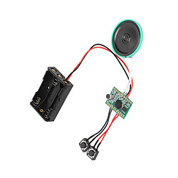 Avis Module sonore carte de vœux - Noir
