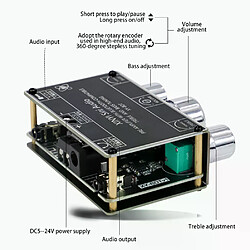 Avis Amplificateur Bluetooth 5.1 - Noir