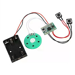 Carte de vœux vocale DIY - Vert