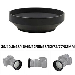 Pare-soleil grand angle en aluminium 39-72mm