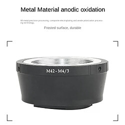 Anneau adaptateur M42-M4/3 - Noir